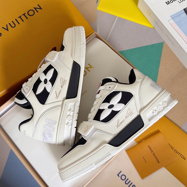 ルイヴィトン靴素材ディテール